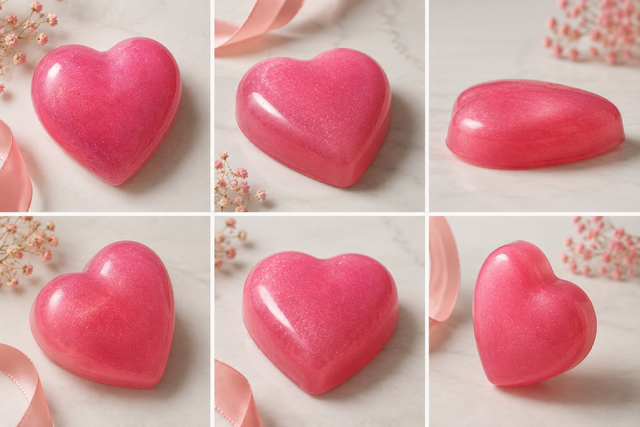 Sweetheart Glitter Soap